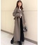 [低身長サイズ／Sシリーズ]スタンドカラーロングコート