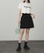 プリーツミニスカート