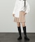 プリーツミニスカート