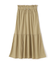ウエストドロストティアードスカート