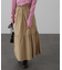 ウエストドロストティアードスカート