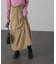 ウエストドロストティアードスカート