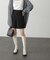 タックキュロットパンツ