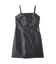 フェイクレザーミニキャミワンピース