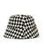 チェッカー柄ダウンブリムバケット