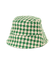 チェッカー柄ダウンブリムバケット
