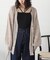 シアーモヘヤライクニットカーディガン