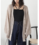 シアーモヘヤライクニットカーディガン