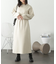 ウエストドロストパフスリーブニットワンピース