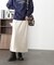 ベロア楊柳ナロースカート