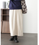 ベロア楊柳ナロースカート