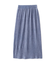 ベロア楊柳ナロースカート
