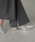 【3サイズ展開XS-M] 内スリットベルボトムデニムパンツ