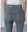 【3サイズ展開XS-M] 内スリットベルボトムデニムパンツ