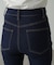 【3サイズ展開XS-M] 内スリットベルボトムデニムパンツ