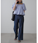 【4サイズ展開XS-L] ベーシックワイドデニムパンツ