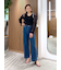 【4サイズ展開XS-L] ベーシックワイドデニムパンツ