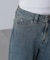 【4サイズ展開XS-L] ベーシックワイドデニムパンツ