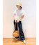 【4サイズ展開XS-L] ベーシックワイドデニムパンツ