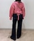 【4サイズ展開XS-L] ベーシックワイドデニムパンツ