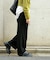 [低身長サイズ／Sシリーズ]タックワイドストレートパンツ