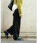 [低身長サイズ／Sシリーズ]タックワイドストレートパンツ