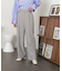 [低身長サイズ／Sシリーズ]タックワイドストレートパンツ