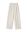 [低身長サイズ／Sシリーズ]タックワイドストレートパンツ