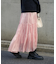シャイニーティアードスカート