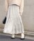 シャイニーティアードスカート