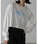 フロッキープリントロングTシャツ