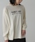 フロッキープリントロングTシャツ