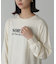 フロッキープリントロングTシャツ