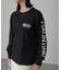 袖ロゴプリントロングＴシャツ