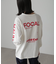 袖ロゴプリントロングＴシャツ