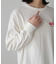 袖ロゴプリントロングＴシャツ