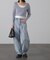 デニムエッグパンツ