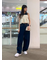 デニムエッグパンツ