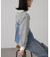 フロントジップデニムキャミビスチェ