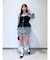 [低身長サイズ／Sシリーズ]気流染めベルト付ショートパンツ
