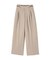 [低身長サイズ／Sシリーズ]気流染めサイドボタンワイドパンツ
