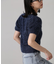 フェザーパフスリーブ半袖ニット