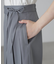 サイドリボンラップスカートパンツ
