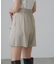 サイドリボンラップスカートパンツ