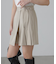 サイドリボンラップスカートパンツ