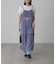 ［ブルーカラーWEB限定］ラメプリーツシアーキャミソールワンピース