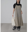 ［ブルーカラーWEB限定］ラメプリーツシアーキャミソールワンピース