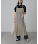 ［ブルーカラーWEB限定］ラメプリーツシアーキャミソールワンピース