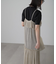 ［ブルーカラーWEB限定］ラメプリーツシアーキャミソールワンピース
