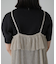 ［ブルーカラーWEB限定］ラメプリーツシアーキャミソールワンピース